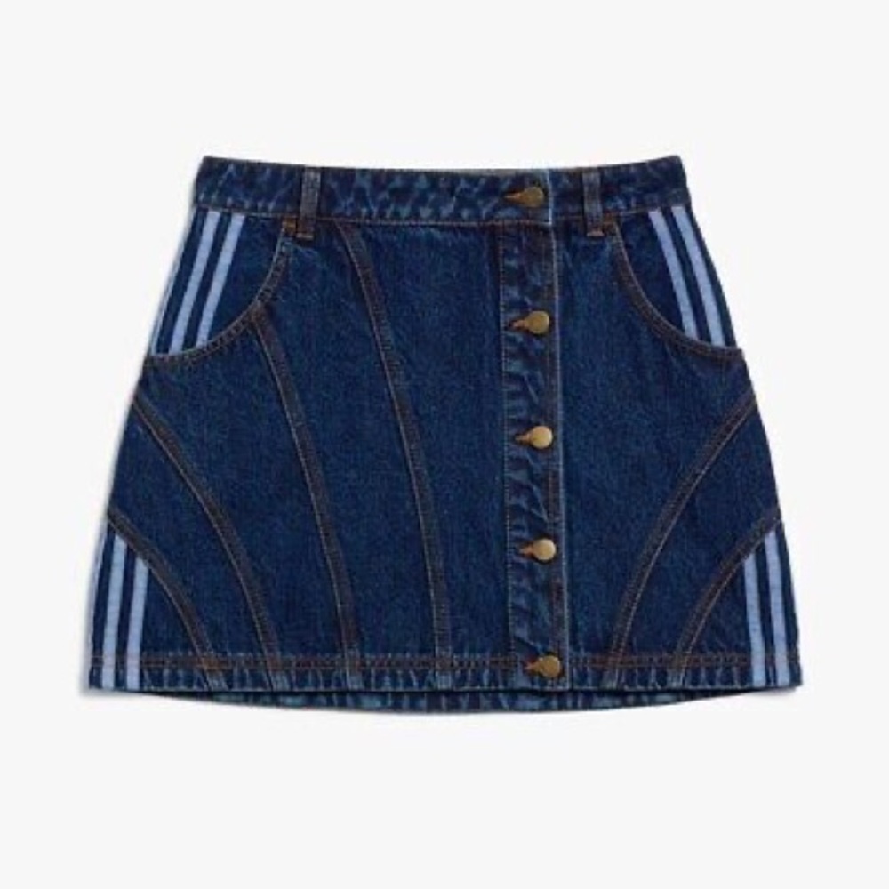 IVY PARK X Adidas Denim Mini Skirt